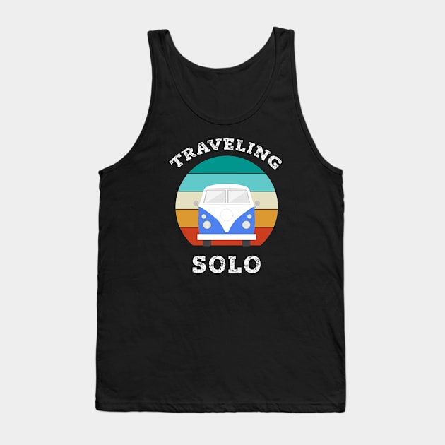 traveling solo Tank Top by Crazy Shirts For All